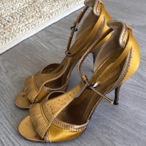 Givenchy Gold Heels - Picture 2 of 5